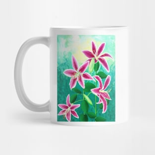 Esther's Stargazer Lilies Mug